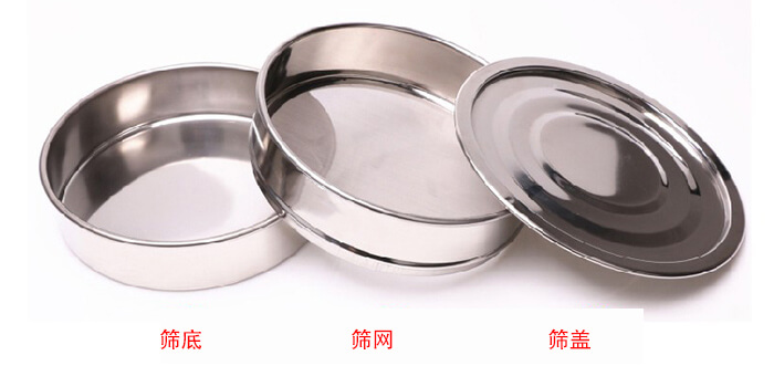 篩底，篩網，篩蓋展示圖